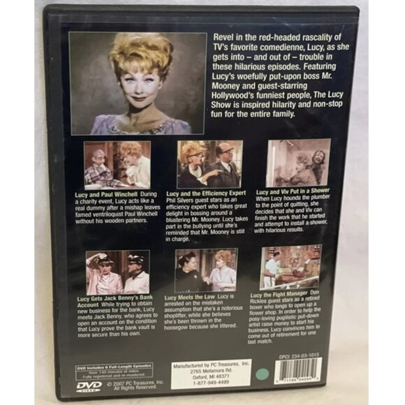 The Lucy Show: Classic Television (DVD, 2007) 6 Episodes Lucille Ball Classic TV - Picture 2 of 3